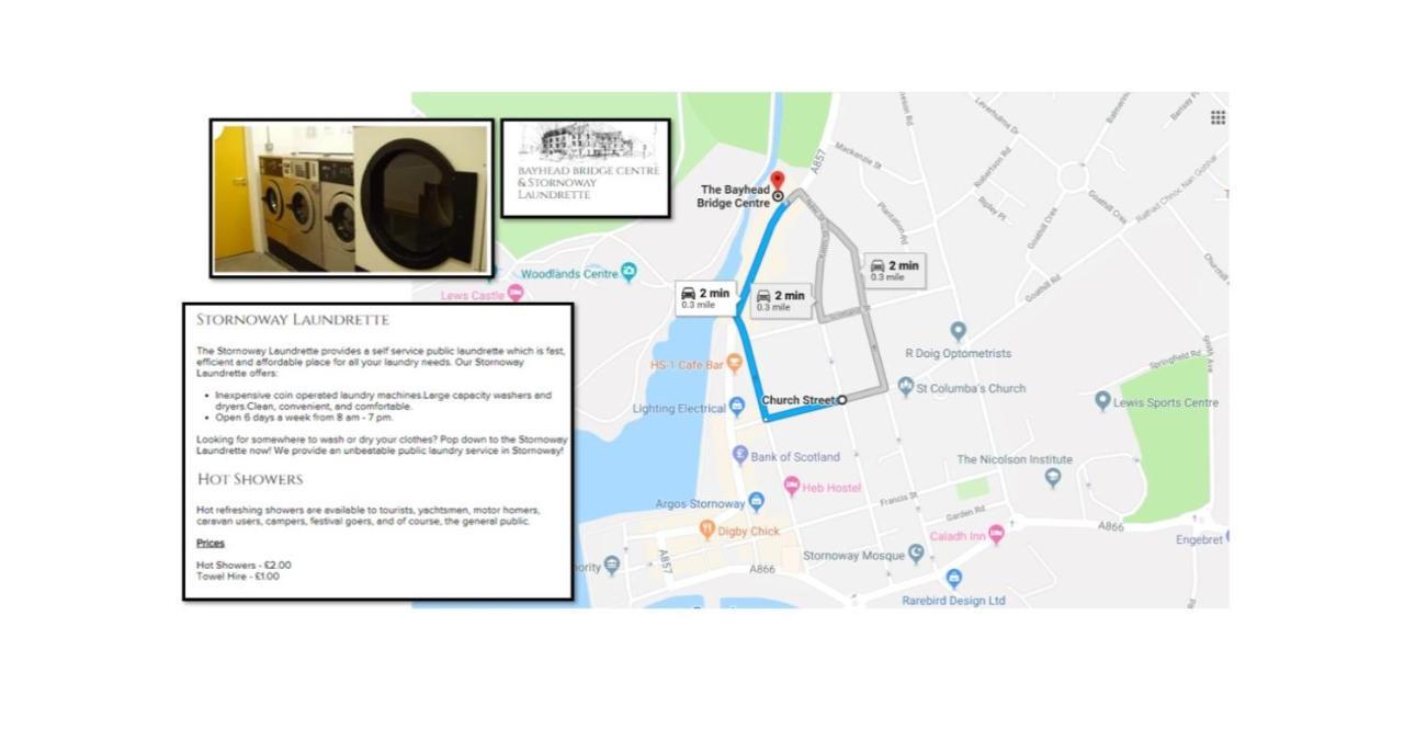 Hebridean Town House Apartment สตอร์โนเวย์ ภายนอก รูปภาพ